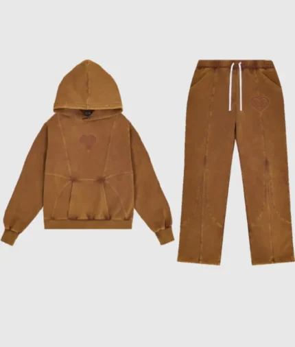 Carsicko Cybe Washed Tracksuit Brown